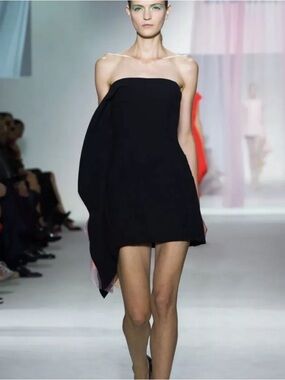 Dior | Dresses | Dior Black Jersey Buckle Detail Wrap Effect Mini Dress S |  Poshmark
